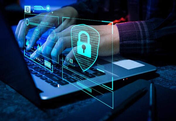 Technology security concept safety digital protection system